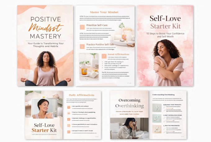 design ebook, lead magnet, workbook, freebie and canva template